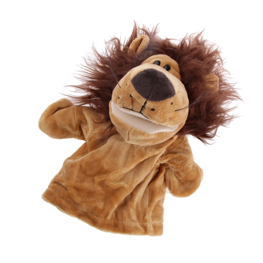 PATPAT Magideal Hand Puppet Animals Toy Lions PATPAT Magideal Hand Puppet Animals Toy Lions